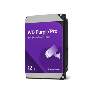 12 TB SATA WD Purple, Standusis diskas 12 TB HDD 12 TB SATA WD Purple, Standusis diskas 12 TB HDD