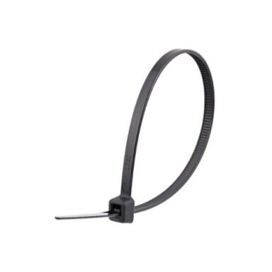 150 x 3 mm, black straps (100 pcs)