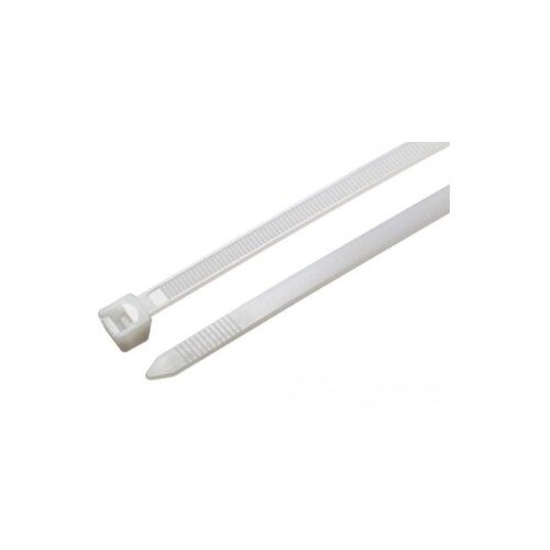 150x3mm, dirželiai BALTI, (100vnt)