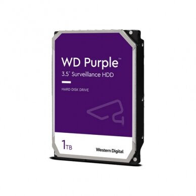 1 TB SATA WD Purple, Standusis diskas 1 TB HDD