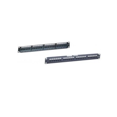 1U, CAT5e, 24-port panel, unshielded