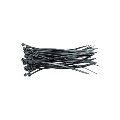 200 x 3 mm, black, 100 pcs