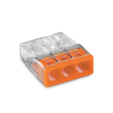 2273-203 jungtis 3x0.5-2.5mm2 WAGO (100 vnt.) 2273-203 jungtis 3x0.5-2.5mm2 WAGO (100 vnt.)