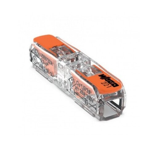 221-2411 Univ 2 krypčių, 2 laidų jungtis INLINE 0,2mm - 4mm 32A WAGO (60 vnt) 221-2411 Univ 2 krypčių, 2 laidų jungtis INLINE 0,2mm - 4mm 32A WAGO (60 vnt)