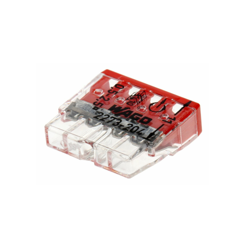 2273-204 jungtis 4x0.5-2.5mm2 WAGO (100 vnt.) 2273-204 jungtis 4x0.5-2.5mm2 WAGO (100 vnt.)