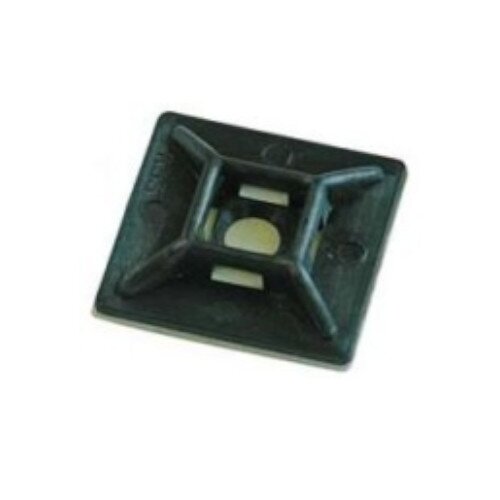Adhesive pad, 28x28 mm, for 4.8 mm strap, black Adhesive pad, 28x28 mm, for 4.8 mm strap, black