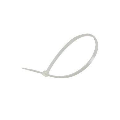368x4.8mm, 262522 dirželiai balti (100vnt) HAUPA 368x4.8mm, 262522 dirželiai balti (100vnt) HAUPA
