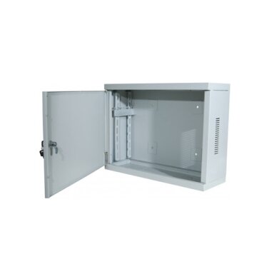 3U Komutacinė spinta, vertikali 19" (be stiklo) 540x400x180"