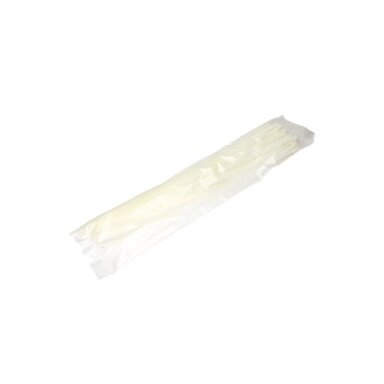 400 x 5 mm, White, 100 pcs