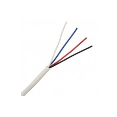 4x0.22 B2ca, B2ca (Cca) protective cable, 100-meter reel 4x0.22 B2ca, B2ca (Cca) protective cable, 100-meter reel