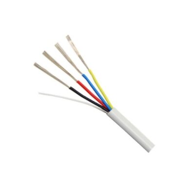 4x0.22 CCA, CPR-class Cca-s3,d0,a3 protective cable (100-meter reel) 4x0.22 CCA, CPR-class Cca-s3,d0,a3 protective cable (100-meter reel)