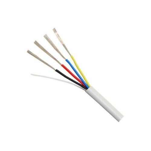 4x0.22 CCA, CPR-class Cca-s3,d0,a3 protective cable (100-meter reel)