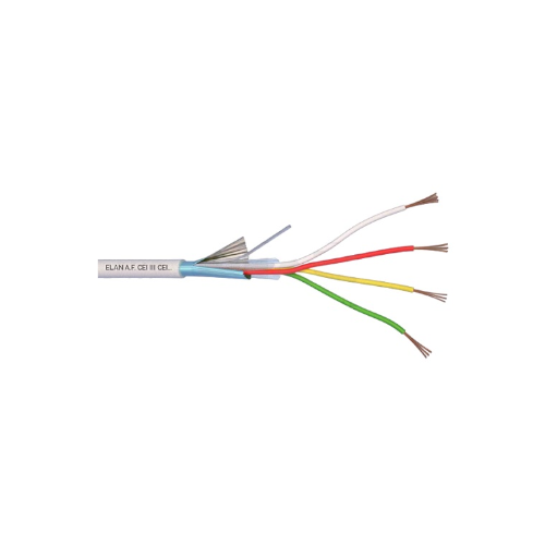 4x0.22 mm² shielded cable, ELAN Eca, 100 m 4x0.22 mm² shielded cable, ELAN Eca, 100 m