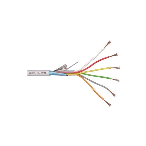 6x0.22 mm² shielded cable, ELAN Eca 6x0.22 mm² shielded cable, ELAN Eca
