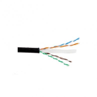 CAT6 UTP outdoor network cable (305m ritė)