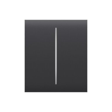CenterButton (2-gang) Graphite, Ajax