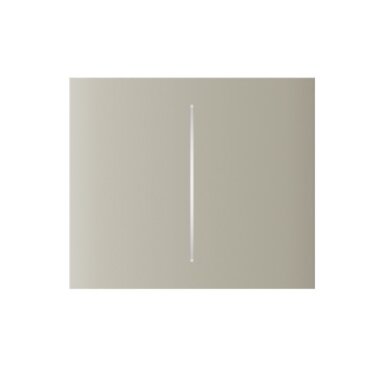 CenterButton (2-gang) vertical Ivory, Ajax