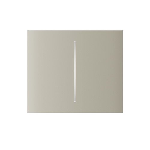 CenterButton (2-gang) vertical Ivory, Ajax