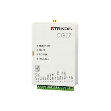 CG17 (4G), GSM alarm control panel with GSM antenna, TRIDKIS CG17 (4G), GSM alarm control panel with GSM antenna, TRIDKIS