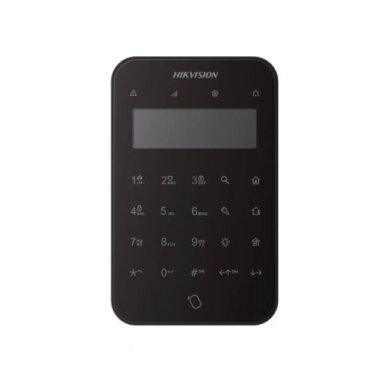 DS-PK1-LT-WE AX PRO, Wireless keypad, Black, Hikvision