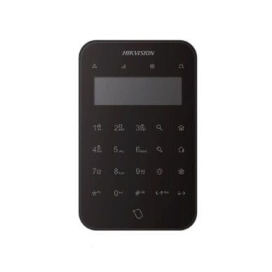 DS-PK1-LT-WE AX PRO, Wireless keypad, Black, Hikvision DS-PK1-LT-WE AX PRO, Wireless keypad, Black, Hikvision