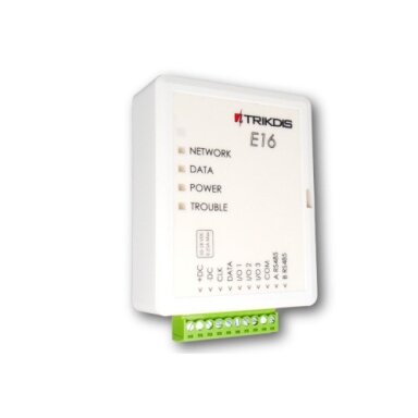 E16, Komunikatorius, Baltas, TRIKDIS