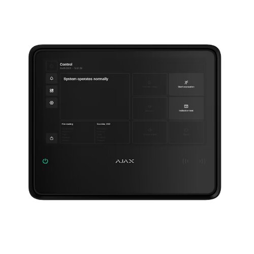 EN54 Fire Hub, Black, Ajax EN54 Fire Hub, Black, Ajax