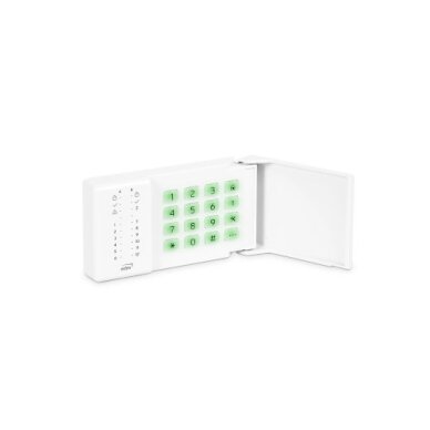 EWKB4, Belaidė klaviatūra su LED indikacija, Balta, ELDES EWKB4, Belaidė klaviatūra su LED indikacija, Balta, ELDES