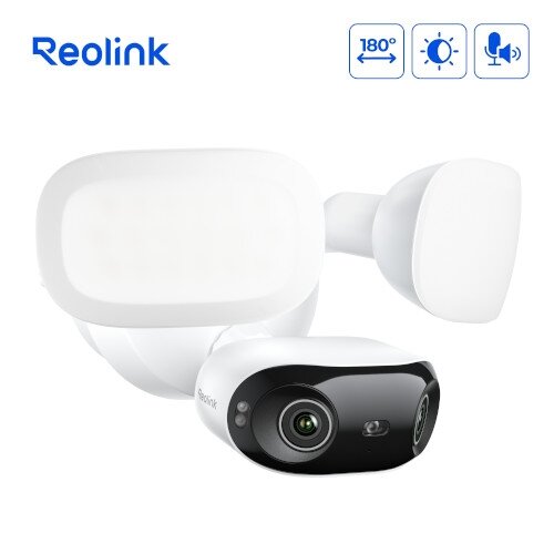 F751W Flood Series, 4K 180° Ultra-Wide Wired Floodlight Security Camera, Reolink 1