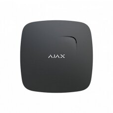 FireProtect Black, Smart smoke detector with temperature sensor, AJAX