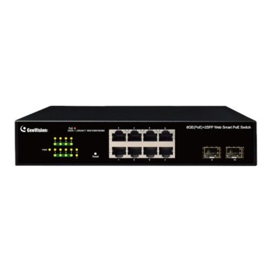 GV APOE081C, 8-Port Gigabit 802.3at Easy Web Smart PoE Switch