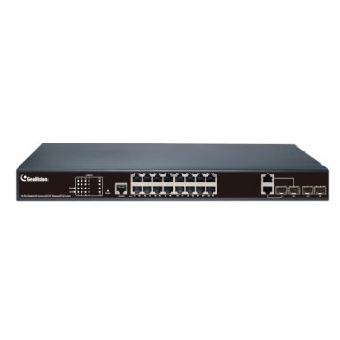 GV APOE1612, 16-Port Gigabit L2+ Web Management PoE Switch