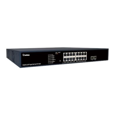 GV APOE161C, 16-Port Gigabit 802.3at Easy Web Smart PoE Switch GV APOE161C, 16-Port Gigabit 802.3at Easy Web Smart PoE Switch