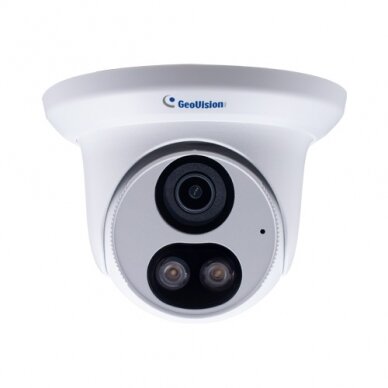 GV EBFC5800, 5MP Super Low Lux WDR Pro Full Color Warm LED Eyeball Dome IP Camera, 2.8mm fixed