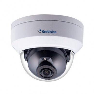 GV TDR2704 2F (MIC), 2MP H.265 Low Lux WDR Pro IR Mini Fixed Rugged IP Dome, 2.8mm fixed