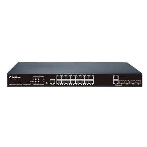 GV APOE1612, 16-Port Gigabit L2+ Web Management PoE Switch GV APOE1612, 16-Port Gigabit L2+ Web Management PoE Switch