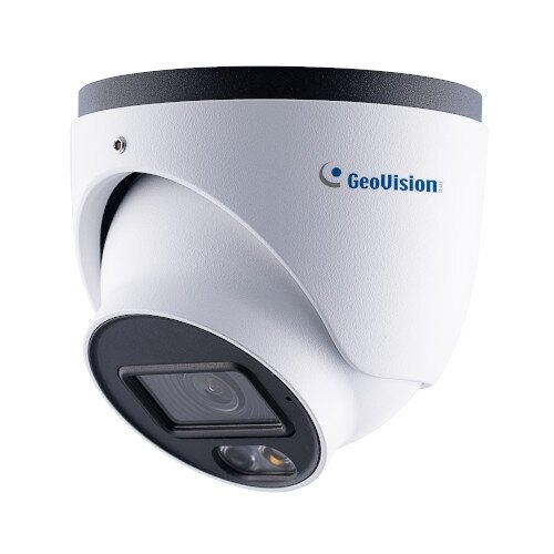 GV GEBF4802 AI 4MP H.265 Super Low Lux WDR Pro Full Color Warm LED IR Eyeball Dome IP Camera