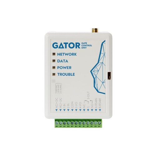 GV17 GATOR, GSM gate controller, White, TRIKDIS