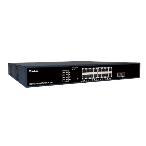 Gv Switch Wht GV APOE161C, 16-Port Gigabit 802.3at Easy Web Smart PoE Switch | POE ...