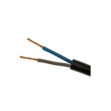 H05RR-F 2x1 450/750V kabelis su gumos izoliacija H05RR-F 2x1 450/750V kabelis su gumos izoliacija