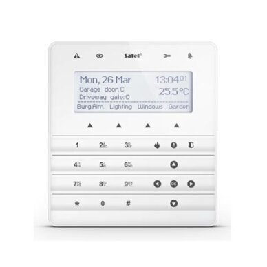 INT-KSG-W, Keypad White, Satel INT-KSG-W, Keypad White, Satel