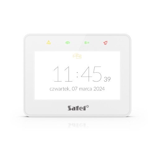 INT-TSG2R-W 4.3” Touchscreen Keypad, White, Satel 1 INT-TSG2R-W 4.3” Touchscreen Keypad, White, Satel 1