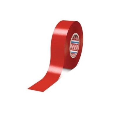 TESA Insulation Tape, Red, 33 m x 19 mm (Templex) TESA Insulation Tape, Red, 33 m x 19 mm (Templex)