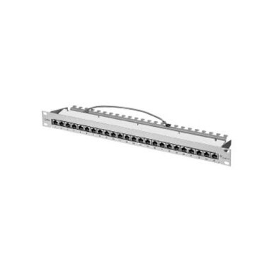 J02023A0061, 19/24-port Cat. 6+ 1U patch panel, TELEGA