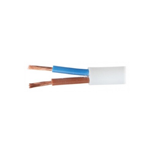 Kabelis lankstus H03VV-F 2x0.75mm² 300/300V OMY2x0.75 Ritė po 100m Kabelis lankstus H03VV-F 2x0.75mm² 300/300V OMY2x0.75 Ritė po 100m
