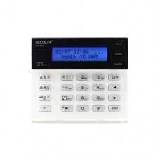 KM20B, Apsaugos sistemos LCD klaviatūra (SECOLINK)