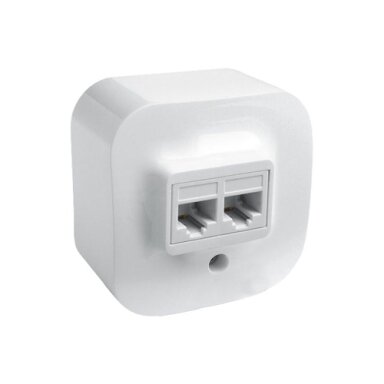 Kompiuterinis lizdas 2xRJ45 Cat.5e UTP