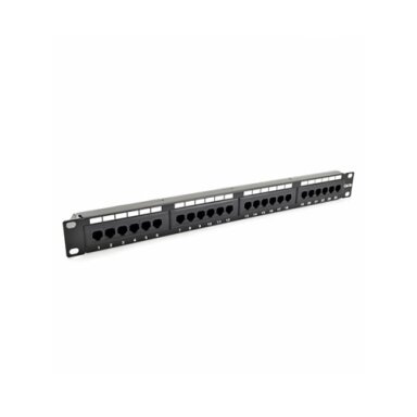 Switch panel, 24-port UTP Cat5e