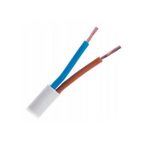 Lankstus kabelis OMY 2x0.5 mm² varinis PVC 100 m ritė Lankstus kabelis OMY 2x0.5 mm² varinis PVC 100 m ritė