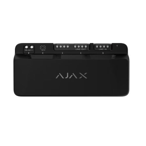 LineSupply Fibra(45W) Black, additional power supply for "Fibra" devices, Ajax LineSupply Fibra(45W) Black, additional power supply for "Fibra" devices, Ajax
